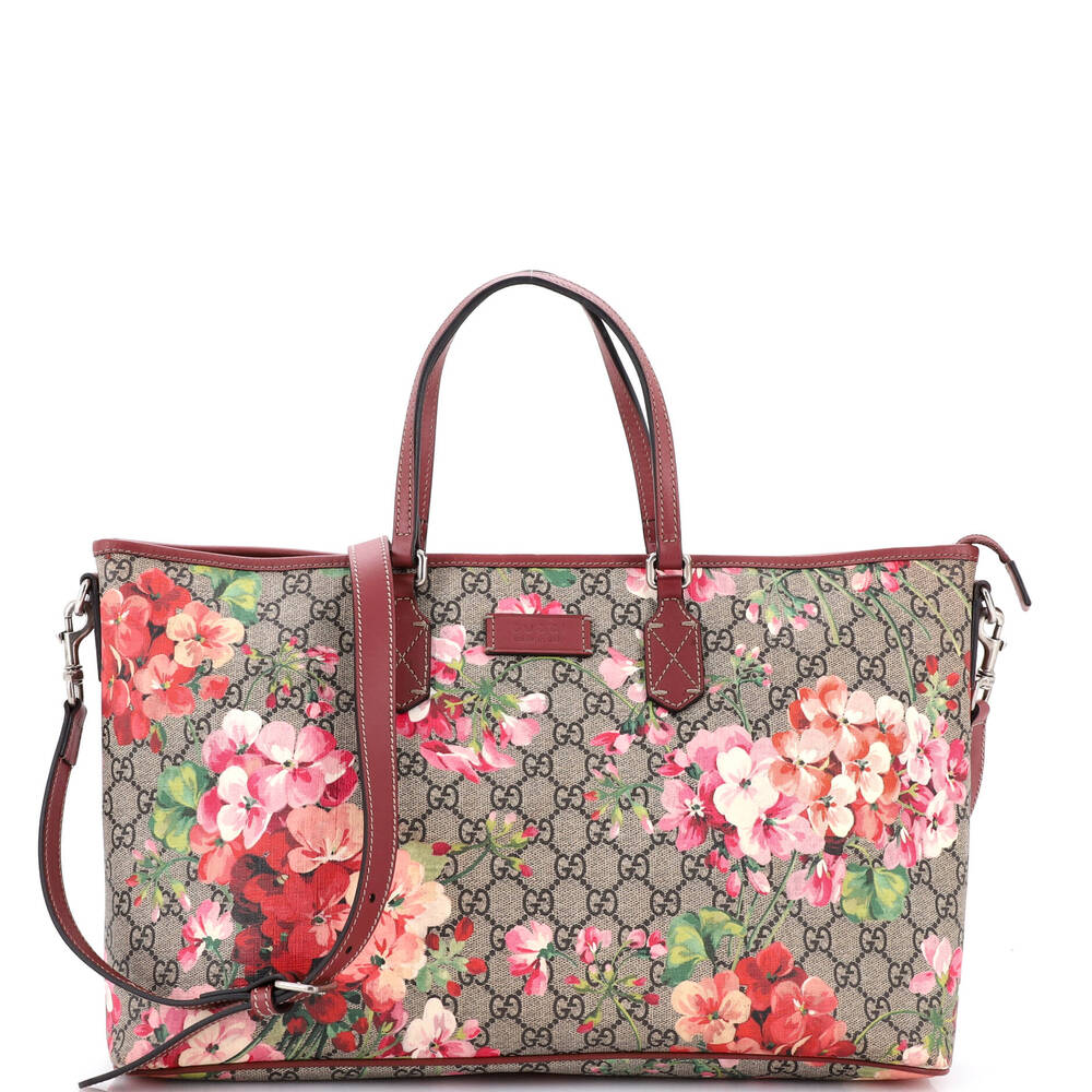 Gucci Convertible Zip Tote Blooms Print #257848G11B